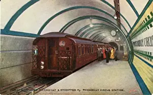 Brompton Prints: Piccadilly Circus Tube Station, Piccadilly, London