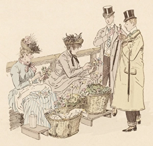 London Flower Girl 1890