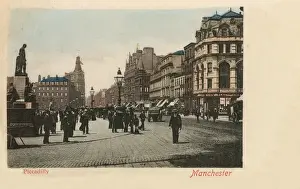Oct15 Prints: Piccadilly, Manchester, Lancashire