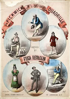 1871 Collection: The Pickwick Quadrille by Fred Revallin
