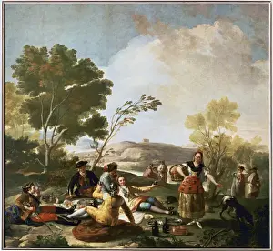 1776 Prints: The Picnic, 1776, by Francisco de Goya