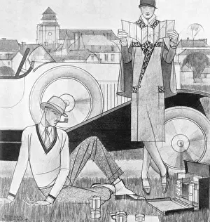 Picnic Prints: Picnic en route