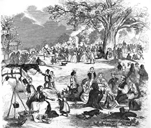 Picnics Prints: Picnic in Epping Forest