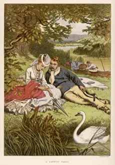 Seduction Prints: Picnic by the River 1875