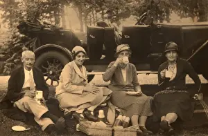 Picnic by the roadside
