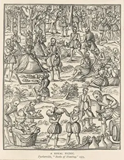 Picnics Prints: PICNIC ON ROYAL HUNT