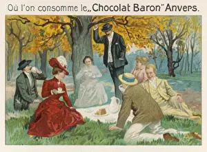 Picnic in Woods