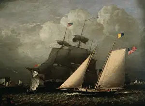 1839 Prints: Picture of The Dream Pleasure Yacht. 1839. By Robert Salmo