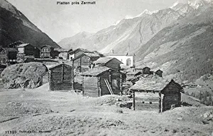 Images Dated 15th December 2020: Picturesque Swiss Alpine village of Blatten close to Zermatt