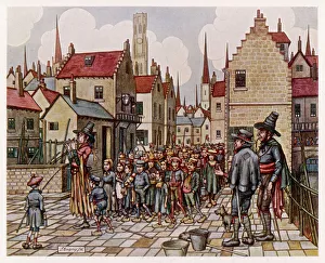Pied Piper with Children
