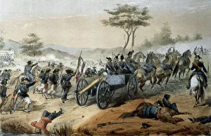 Italians Collection: The Piedmontese army at Battle of Volturno, 1-2