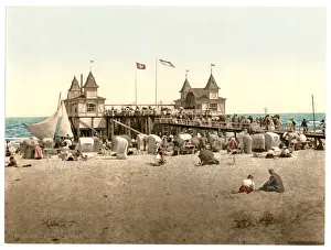 Pommeraina Prints: The pier, Ahlbeck, Pommeraina sic, Germany