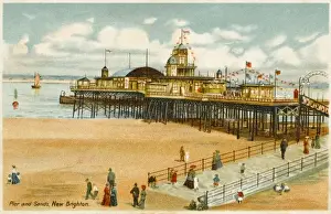 Pier and beach - New Brighton