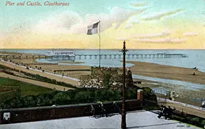 Lincolnshire Prints: Pier & Castle, Cleethorpes, Lincolnshire