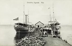 Ferry Boats Gallery: The pier at Entebbe, Uganda - Lake Victoria