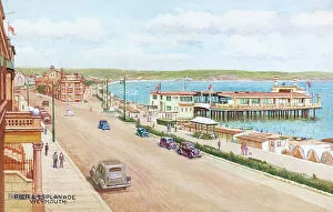 Esplanade Prints: Pier and Esplanade, Weymouth, Dorset