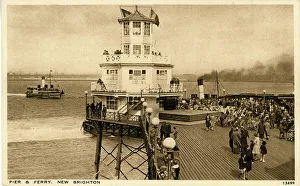 Ferry Gallery: The Pier & Ferry, New Brighton, Wallasey, England