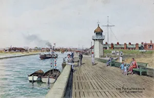 Littlehampton Prints: Pier and Harbour, Littlehampton, Sussex