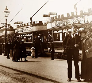 Pier Head tram terminus, Liverpool, early 1900s
