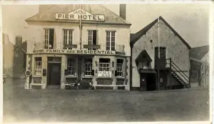 The Pier Hotel (Showing a Bull-nosed Morris Vintage Car)