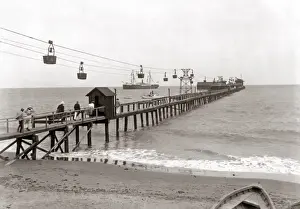 Brea Prints: The Pier, La Brea, Trinidad, West Indies, circa 1900