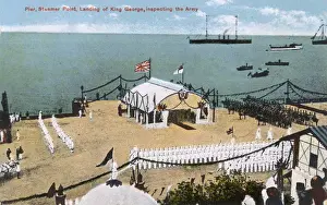Attention Prints: Pier, landing of King George V, Aden