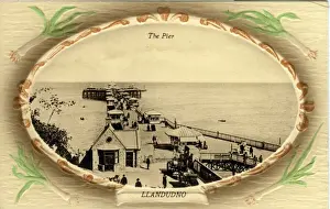 Clwyd Prints: The Pier, Llandudno, Clwyd - Conwy