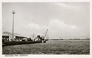 Cargo Prints: Pier at Manama, Bahrain, Persian Gulf