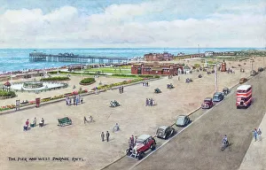 Rhyl Prints: Pier and West Parade, Rhyl, North Wales