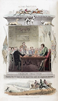 Anecdotes Gallery: Pierce Egans Anecdotes: Charley Tell-Tale cartoon