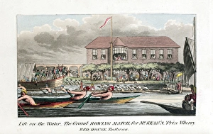 Anecdotes Gallery: Pierce Egans Anecdotes: rowing race at Battersea