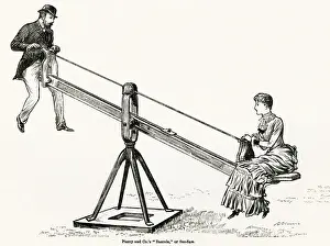 Piercy and Co.s Bascule, or see-saw 1886