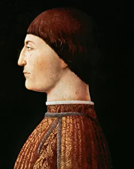 Piero Gallery: Piero della Francesca (1415-1492). Portrait of Sigismondo P
