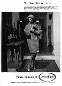 Apartment Gallery: Pierre Balmain at Debenhams advertisement, 1959