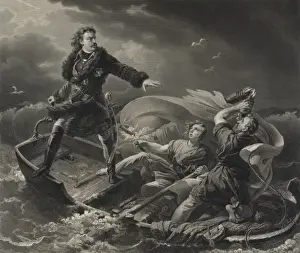 Czar Prints: Pierre-le-grand sur le lac de Ladoga