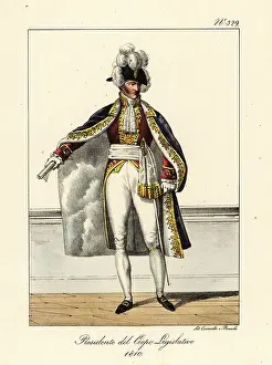 Bicorne Prints: Pierre de Montesquiou-Fezensac, President of the Legislative Cor