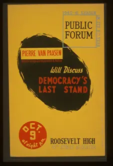Correspondent Prints: Pierre van Psen, noted foreign correspondent & author, wil