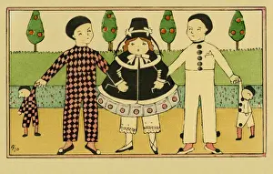 Pierrots Prints: Pierrots & dolls