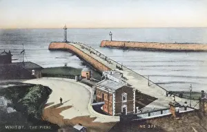 Quays Prints: The Piers - Whitby, North Yorkshire