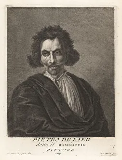 Printmaker Prints: Pieter Bodding van Laer, Dutch painter, 1582-1642