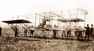 Piffard biplane at Shoreham early 1900s