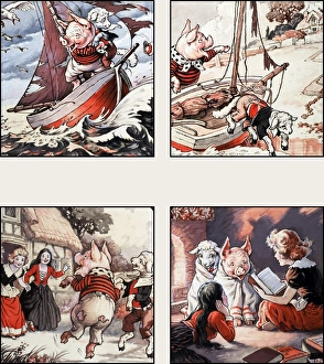 Images Dated 17th October 2006: Pig and Lamb go Sailing