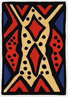Aboriginal Prints: Pikan Shield Design