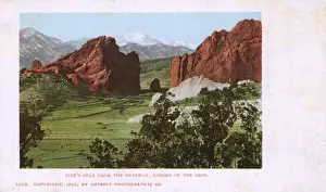 Pikes Prints: Pikes Peak from The Gateway, Garden of the Gods