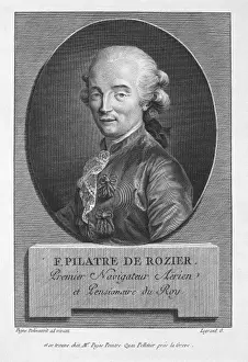 Manned Prints: PILATRE DE ROZIER, Jean Fran篩s (1754-1785)