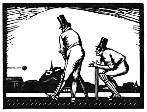 Cricket Collection: Pilch Illustration