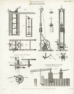 Bramah Gallery: Pile-driving and drawing machinery