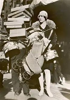 Pram Prints: Piled High with Shopping