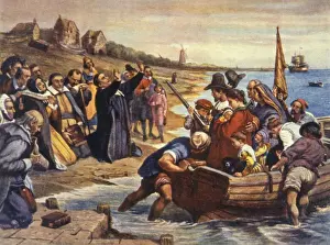 Leave Prints: Pilgrim Fathers at Delft