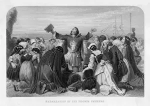 Pilgrim Fathers Embark